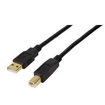 LogiLink - USB-kabel - USB till USB typ B - 10 m