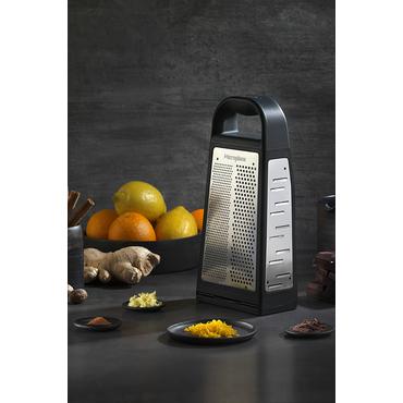 Microplane 34019 rivejern Boks rivejern Sort, Satin stål