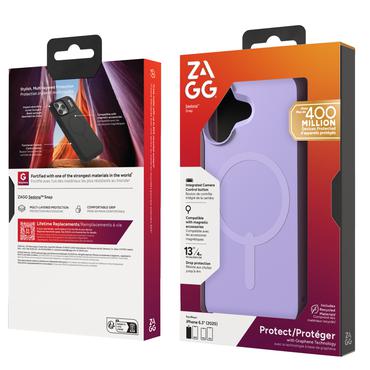 ZAGG Sedona Snap mobiltelefon etui 16 cm (6.3") Cover Lilla
