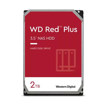 Western Digital Red Plus harddisk 2 TB 5400 rpm 64 MB 3.5" SATA