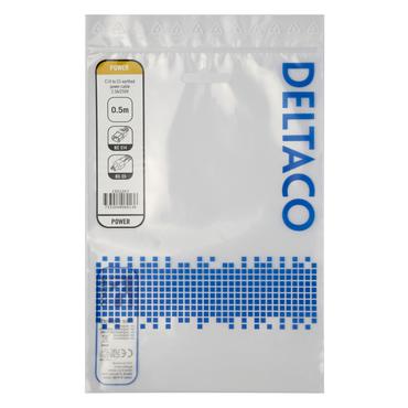 DELTACO - strømkabel - IEC 60320 C14 til IEC 60320 C5 - 50 cm