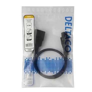 DELTACO - strømkabel - IEC 60320 C14 til IEC 60320 C5 - 50 cm