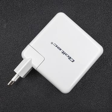 Qoltec str&ouml;madapter - snabb - 24 pin USB-C - 96 Watt