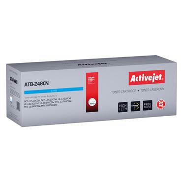 Activejet ATB-248CN Toner til Brother-printere; Erstatning for Brother TN248C; Supreme; 1000 sider; blå)