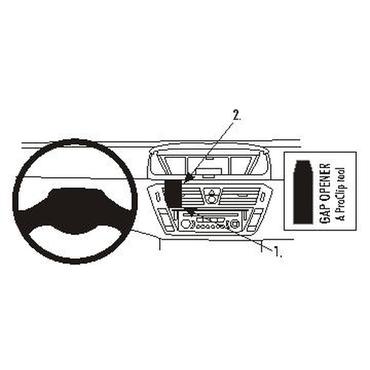 Brodit ProClip Center mount - montering för mobiltelefon