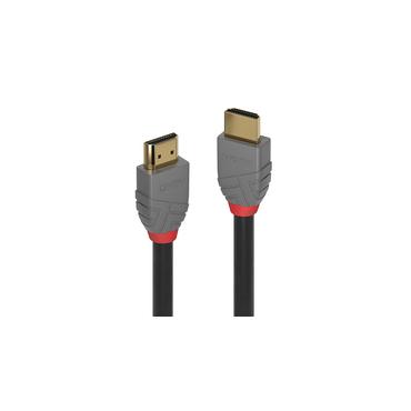 Lindy 36967 HDMI-kabel 10 m HDMI Type A (Standard) Sort, Gr&aring;