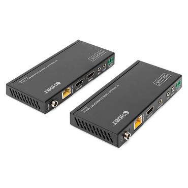 DIGITUS DS-55508 - s&auml;ndare och mottagare - video/ljud/infrar&ouml;d/seriell f&ouml;rl&auml;ngare - HDMI, HDBaseT
