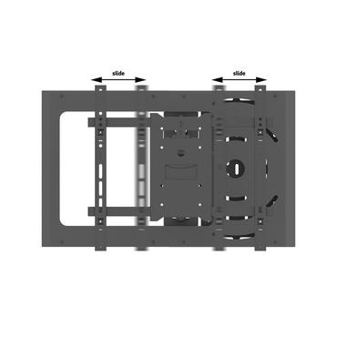 Multibrackets M Hospitality Flexarm with STB Enclosure konsol - f&ouml;r LCD-display - svart
