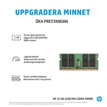 HP - 32GB - DDR4 RAM - 3200MHz - SO DIMM 260-PIN - Ikke-ECC