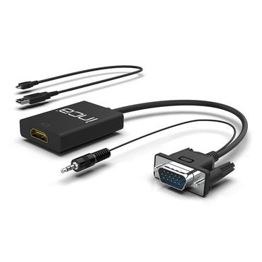 Inca IVTH-02 Videokabel-Adapter 0,2 m HDMI Typ A (Standard) VGA (D-Sub) Wei&szlig; (IVTH-02)