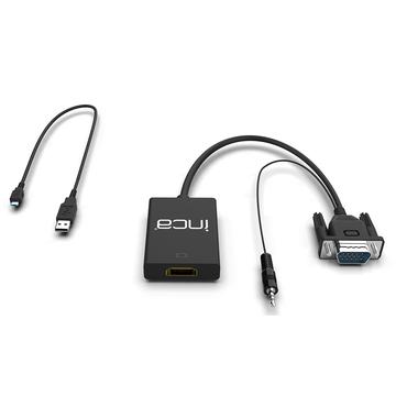 Inca IVTH-02 Videokabel-Adapter 0,2 m HDMI Typ A (Standard) VGA (D-Sub) Wei&szlig; (IVTH-02)