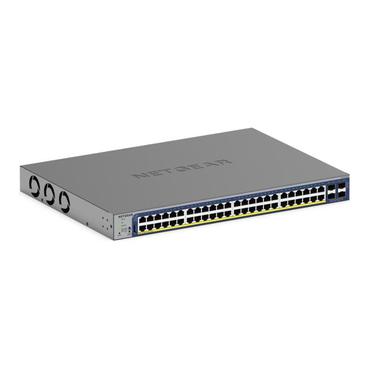 NETGEAR Smart GS752TXUP - v3 - switch - 48 portar - smart - rackmonterbar