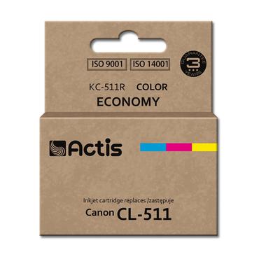 Actis KC-511R bl&aelig;k (Canon CL-511 erstatning; Standard; 12 ml; farve)