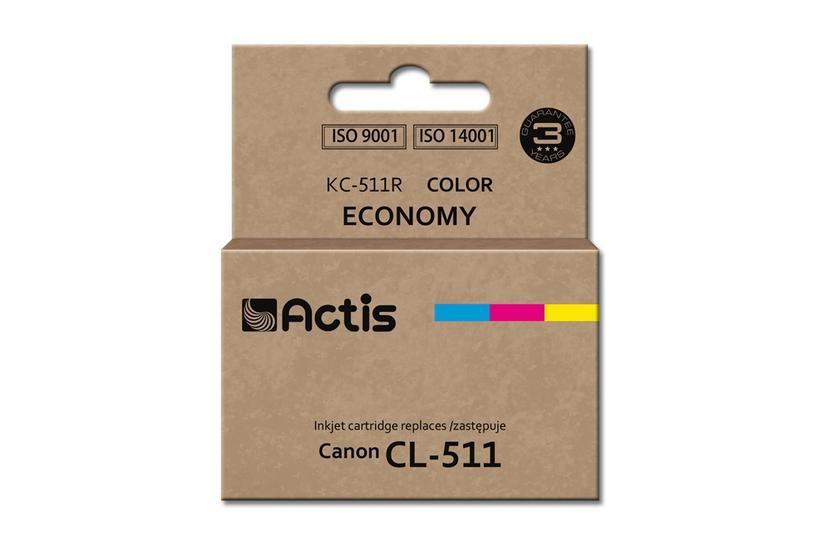 Actis KC-511R bl&aelig;k (Canon CL-511 erstatning; Standard; 12 ml; farve)