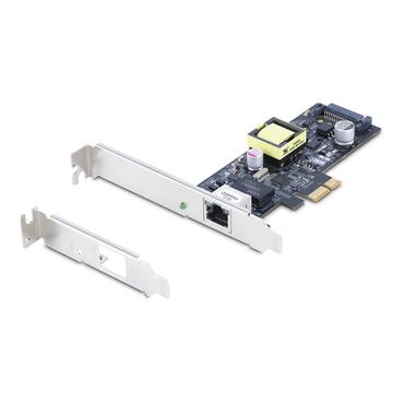 StarTech.com 1-Port 2.5Gbps NBASE-T PoE Network Card, Intel I225-V, 802.3af/at PoE+ Multi-Gigabit NIC, PCI Express Server LAN Card, SATA Powered Desktop Ethernet Interface - Supports Windows, Linux, VMware ESXI (PR12GIP-NETWORK-CARD) - n&auml;tverksadapter - PCIe 2.0