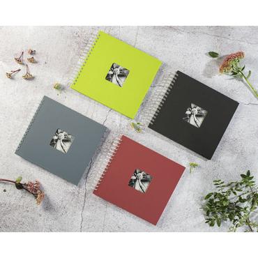 Hama Fine Art fotoalbum og arkbeskyttelse Gr&aring; 50 ark 10 x 15 cm Spiral indbinding