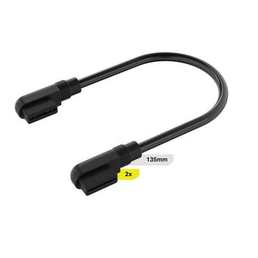 Corsair iCUE LINK - strøm-/datakabel - CORSAIR iCUE link til CORSAIR iCUE link - 13.5 cm