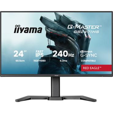 iiyama G-MASTER GB2471HS-B1 computersk&aelig;rm 60,5 cm (23.8") 1920 x 1080 pixel Fuld HD Sort