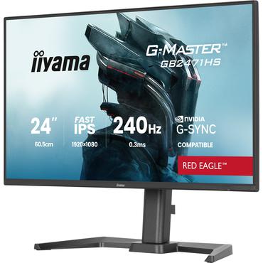 iiyama G-MASTER GB2471HS-B1 computersk&aelig;rm 60,5 cm (23.8") 1920 x 1080 pixel Fuld HD Sort