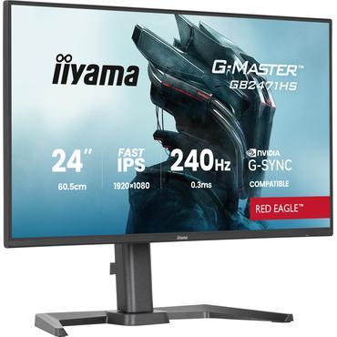 iiyama G-MASTER GB2471HS-B1 computersk&aelig;rm 60,5 cm (23.8") 1920 x 1080 pixel Fuld HD Sort