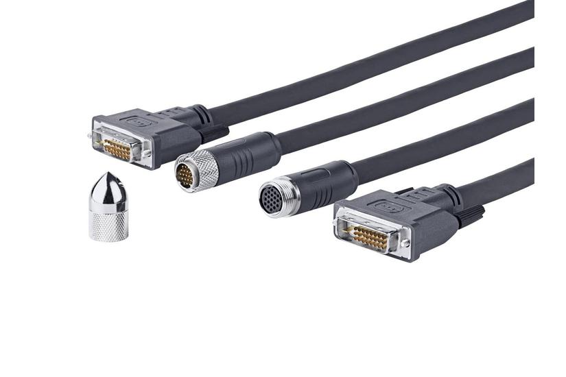 VivoLink Pro Cross Wall - DVI-kabel - 7.5 m