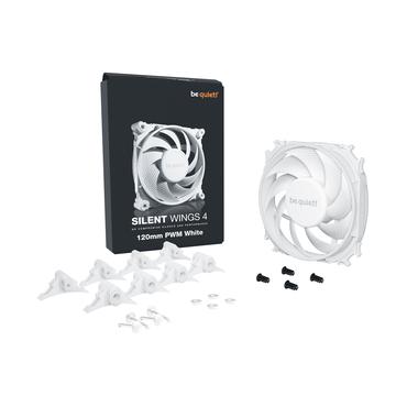 be quiet! SILENT WINGS 4 | 120mm PWM White Computerkabinet Ventilator 12 cm Hvid 1 stk