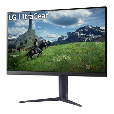 LG UltraGear 32GS85Q-B skærm - 32" - AMD FreeSync, VESA Adaptive-Sync, NVIDIA G-SYNC Compatible - Nano IPS - 1ms - QHD 2560x1440 ved 180Hz