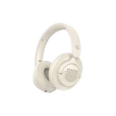 CONCEPTRONIC Headset Tr&aring;dl&ouml;s Bluetooth 5.4 Bullerd&auml;mpning vit