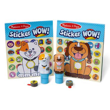 Spin Master Sticker Wow! Sticker-Stempelset 2er Pack Tiere