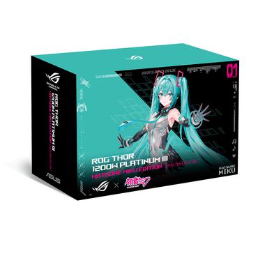 ASUS ROG -THOR-1200P3-MIKU enhed til strømforsyning 1200 W 20+4 pin ATX ATX Flerfarvet