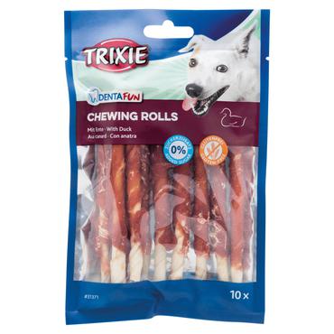 TRIXIE Denta Fun Duck Chewing Rolls Hund Snacks And 80 g