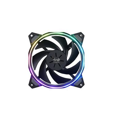 InWin Sirius Loop RGB PWM LÃÂ¼fter 3er Pack inkl. RGB-Controller - 120 mm, schwarz