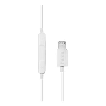 Hama Glow II Headset Ledningsført I ørerne Opkald/musik Hvid
