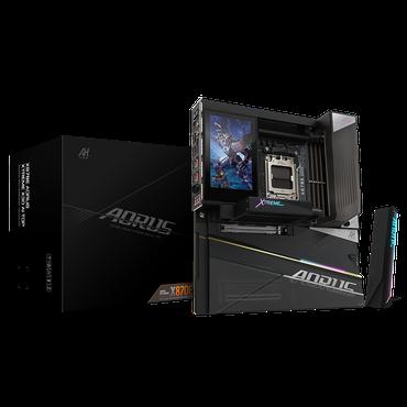 GIGABYTE Moderkort - AMD X870E - AM5-sockel - Utökad ATX - DDR5-SDRAM