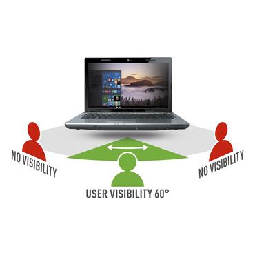 Mobilis 016446 antirefleks skærm 34,5 cm (13.6") Monitor/Laptop Rammeløst display privatlivsfilter