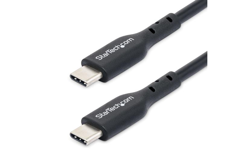 StarTech.com 1m (3ft) USB C Charging Cable, USB-C Cable, USB 2.0 Type-C Laptop Charger Cord, 60W 3A Power Delivery, TPE Jacket, USB-C Data Transfer Cable, M/M - USB Type-C kabel - 24 pin USB-C til 24 pin USB-C - 1 m