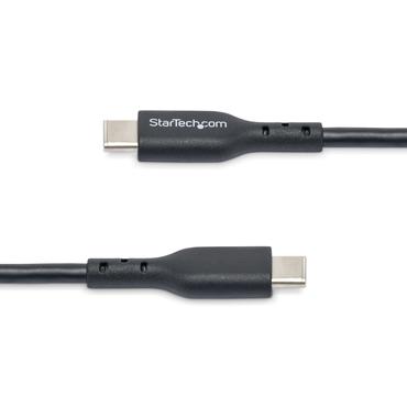 StarTech.com 1m (3ft) USB C Charging Cable, USB-C Cable, USB 2.0 Type-C Laptop Charger Cord, 60W 3A Power Delivery, TPE Jacket, USB-C Data Transfer Cable, M/M - USB Type-C kabel - 24 pin USB-C til 24 pin USB-C - 1 m