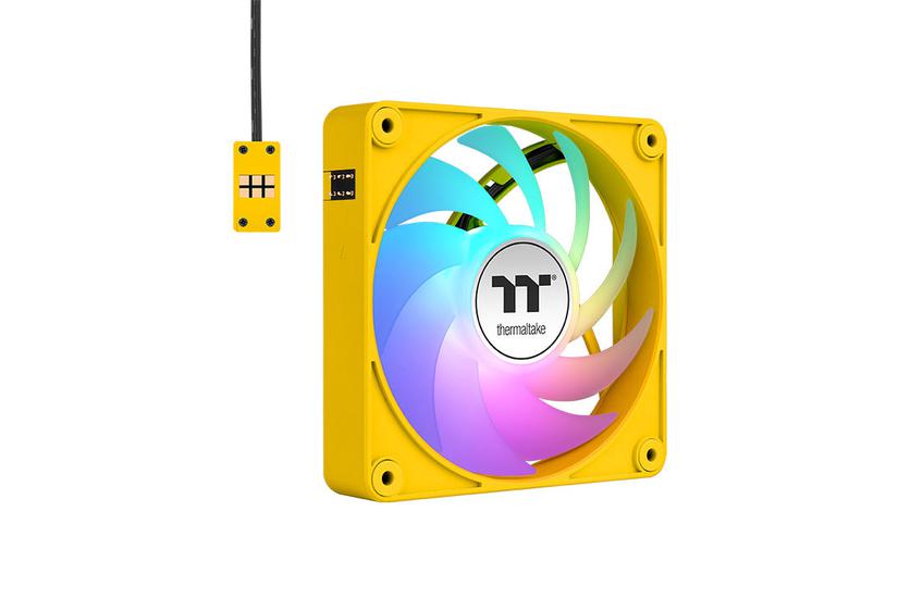 Thermaltake CT140 EX ARGB Computerkabinet Luftkøler 14 cm Gul