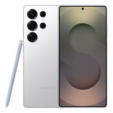 Samsung Galaxy S25 Ultra - titanium hvid sølv - 5G smartphone - 256 GB - GSM