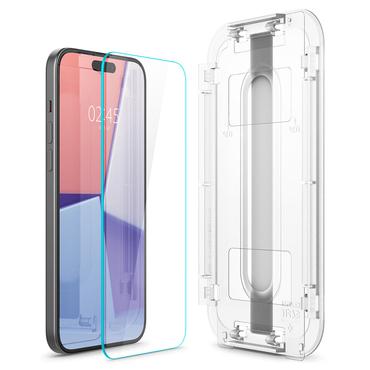 Spigen Glas.tR EZ Fit HD, Apple, iPhone 15, Transparent, 1 stk