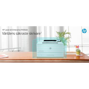 HP LaserJet Enterprise M406dn - skrivare - svartvit - laser