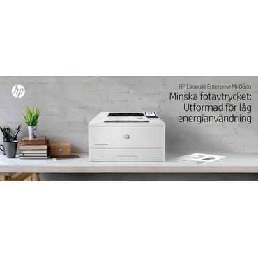 HP LaserJet Enterprise M406dn - skrivare - svartvit - laser
