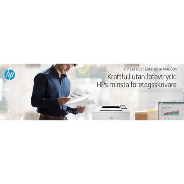 HP LaserJet Enterprise M406dn - skrivare - svartvit - laser