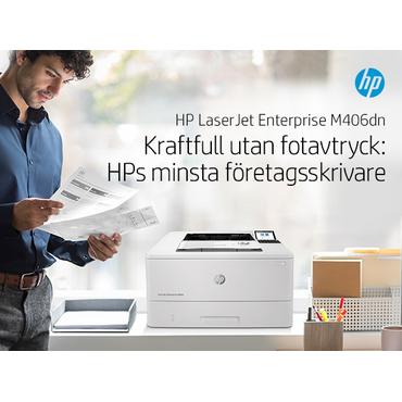 HP LaserJet Enterprise M406dn - skrivare - svartvit - laser