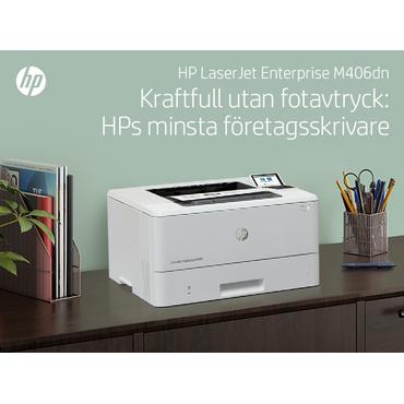 HP LaserJet Enterprise M406dn - skrivare - svartvit - laser