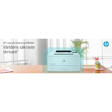 HP LaserJet Enterprise M406dn - skrivare - svartvit - laser