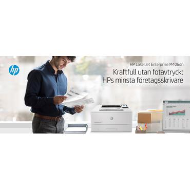 HP LaserJet Enterprise M406dn - skrivare - svartvit - laser