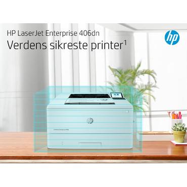 HP LaserJet Enterprise M406dn - skrivare - svartvit - laser