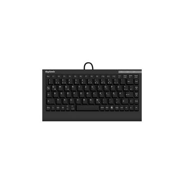 KeySonic ACK-595C+ (US) tastatur Hjem USB QWERTY US engelsk Sort