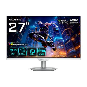 GIGABYTE M27Q2 QD ICE computersk&aelig;rm 68,6 cm (27") 2560 x 1440 pixel Quad HD LED Hvid